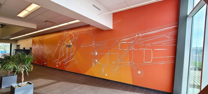 YNJ using quality vinyl wall graphics